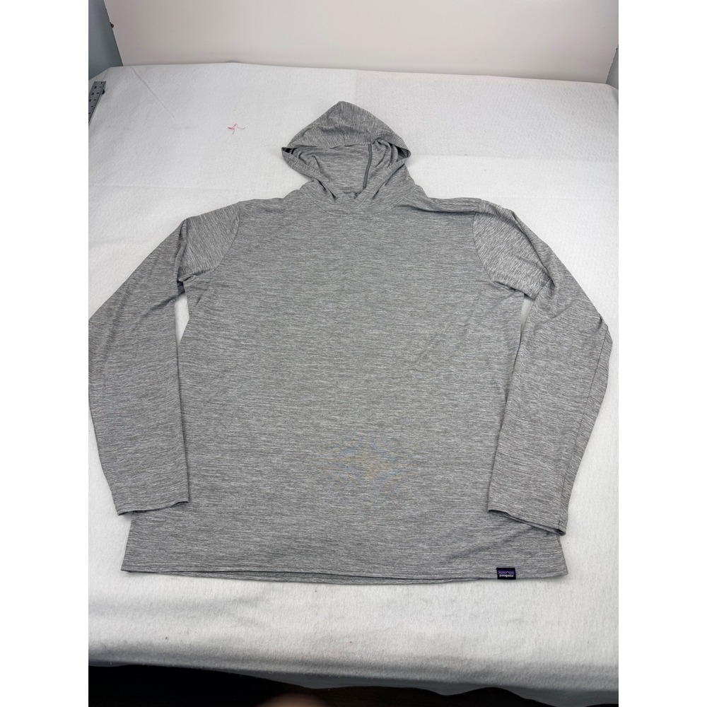 Patagonia Capilene Cool Daily Hoody Mens XL Grey Heather Performance Shirt 45310